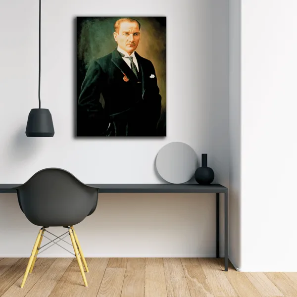 Mustafa Kemal Atatürk Kanvas Tablo